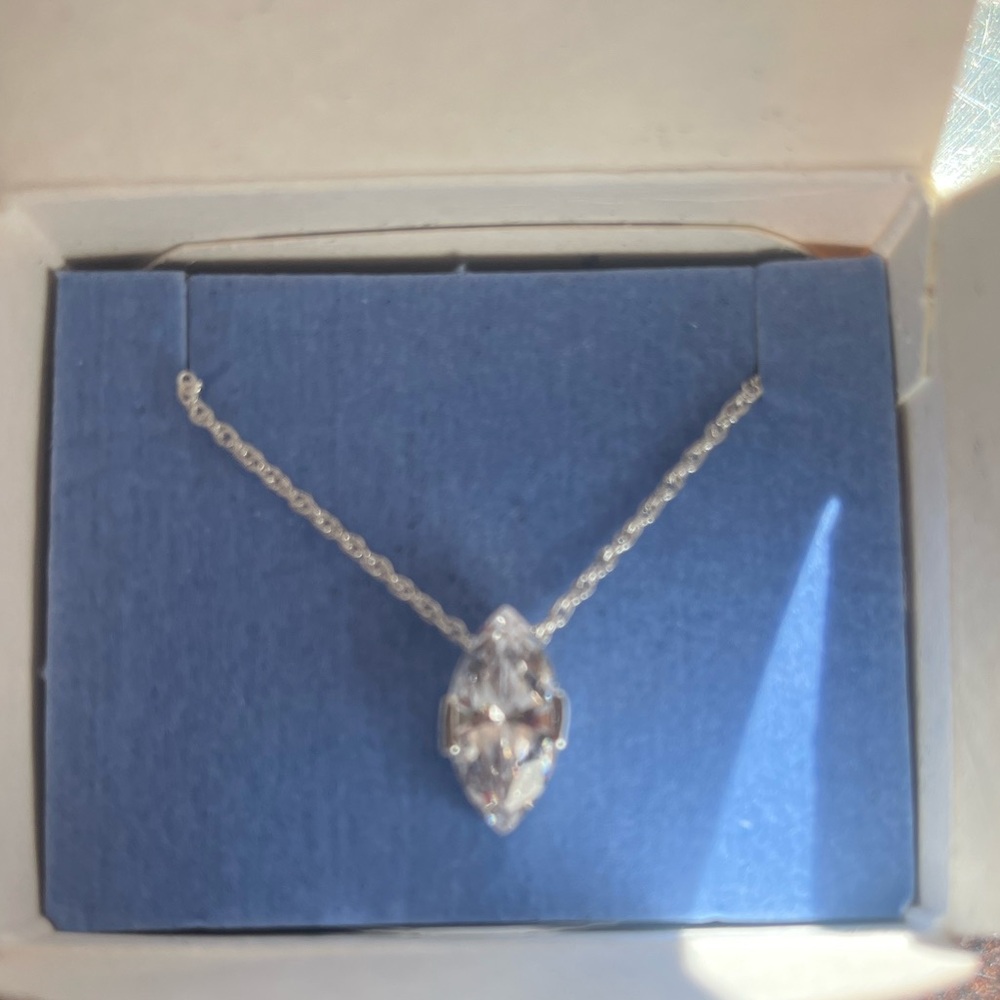 AVON Luminosity Ultra Marquise Cut CZ Necklace